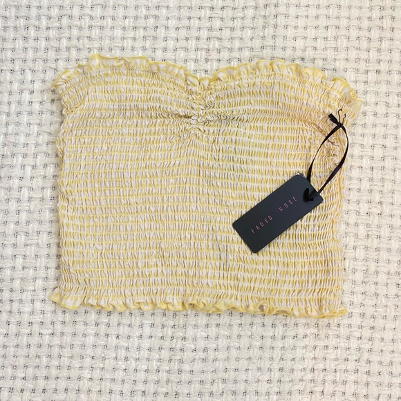 Yellow Tube Top - Picture 1 of 6